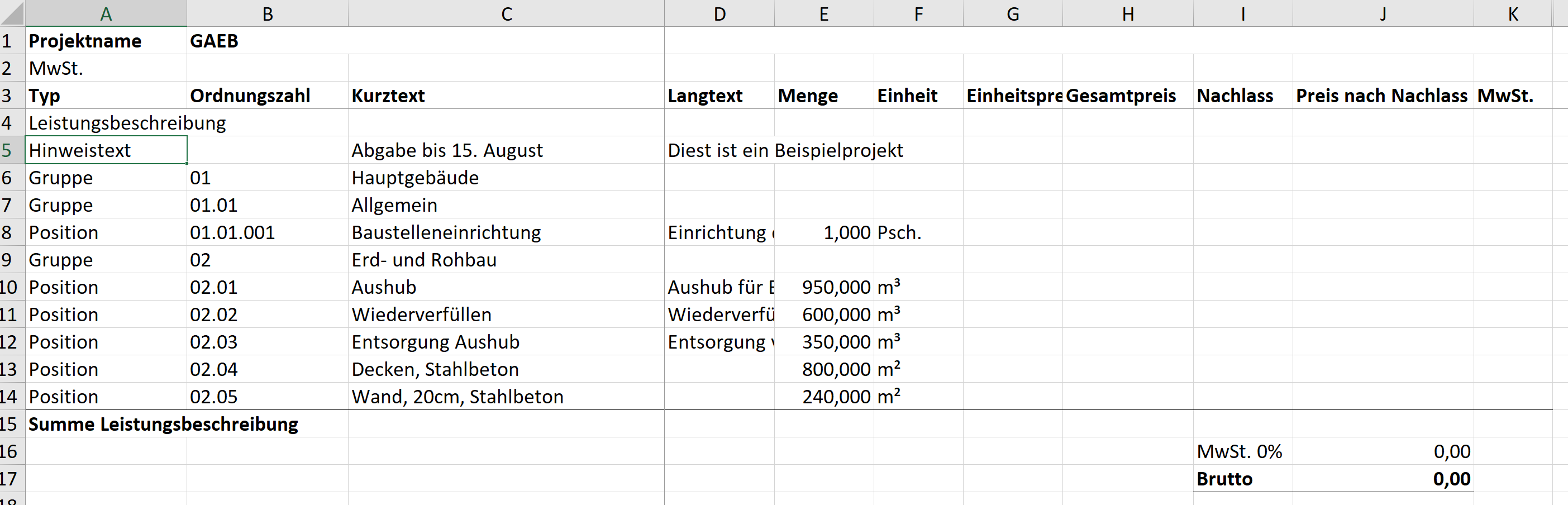 Neue Elemente