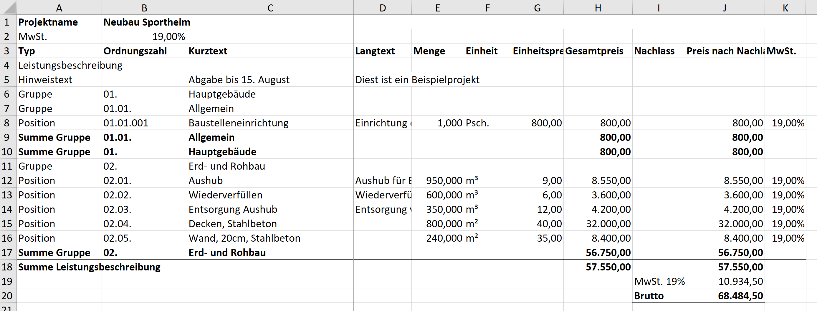 Fertiges Projekt